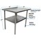 Bk Resources Work Table 16/304 Stainless Steel With Stainless Steel Shelf 36"Wx30"D CVT-3630 - alternate 7